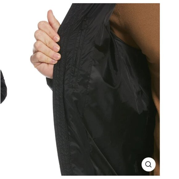 PERRY ELLIS Mens XXL Black Lightweight Hooded Puffer Jacket - Picture 5 of 7